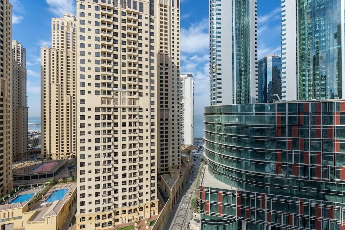Charming Studio Apartment, With Easy Beach Access In Dubai Marina 아파트